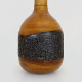 Jacaranda wood vase 1980s