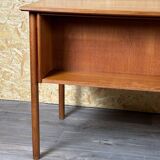 60er 70er Jahre Teak Writing Desk Schreibtisch von Gunnar Nielsen für Tibergaard