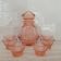 Art Deco liqueur service Czechoslovakia