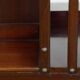 Grand carrousel à livres anglais antique en bois avec base en fonte