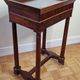 Old Empire period console in mahogany and veneer wood with bowl top
