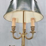 Lampe bouillotte en bronze massif de style Empire