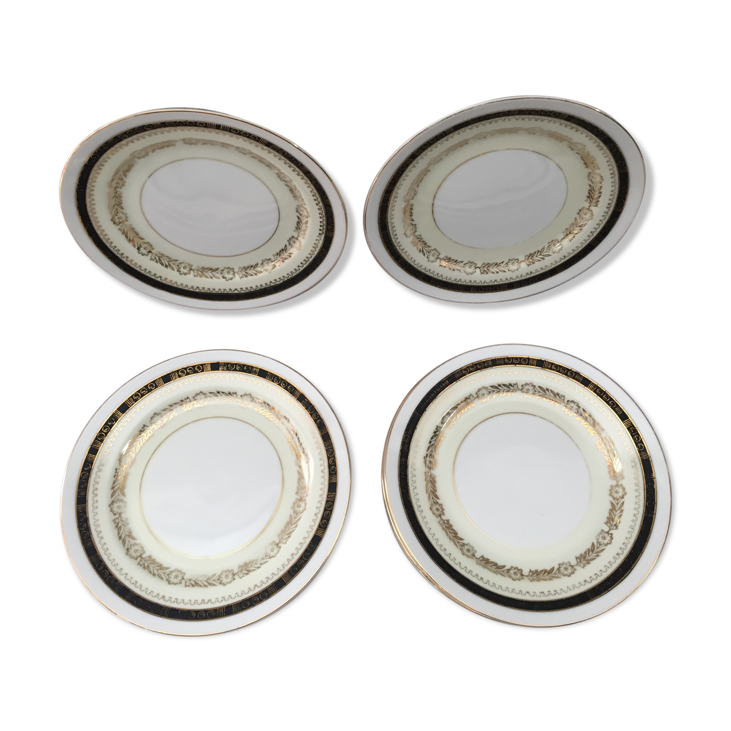 Lot Dessert Plates Fine Porcelain DeLuxe Made in Japan