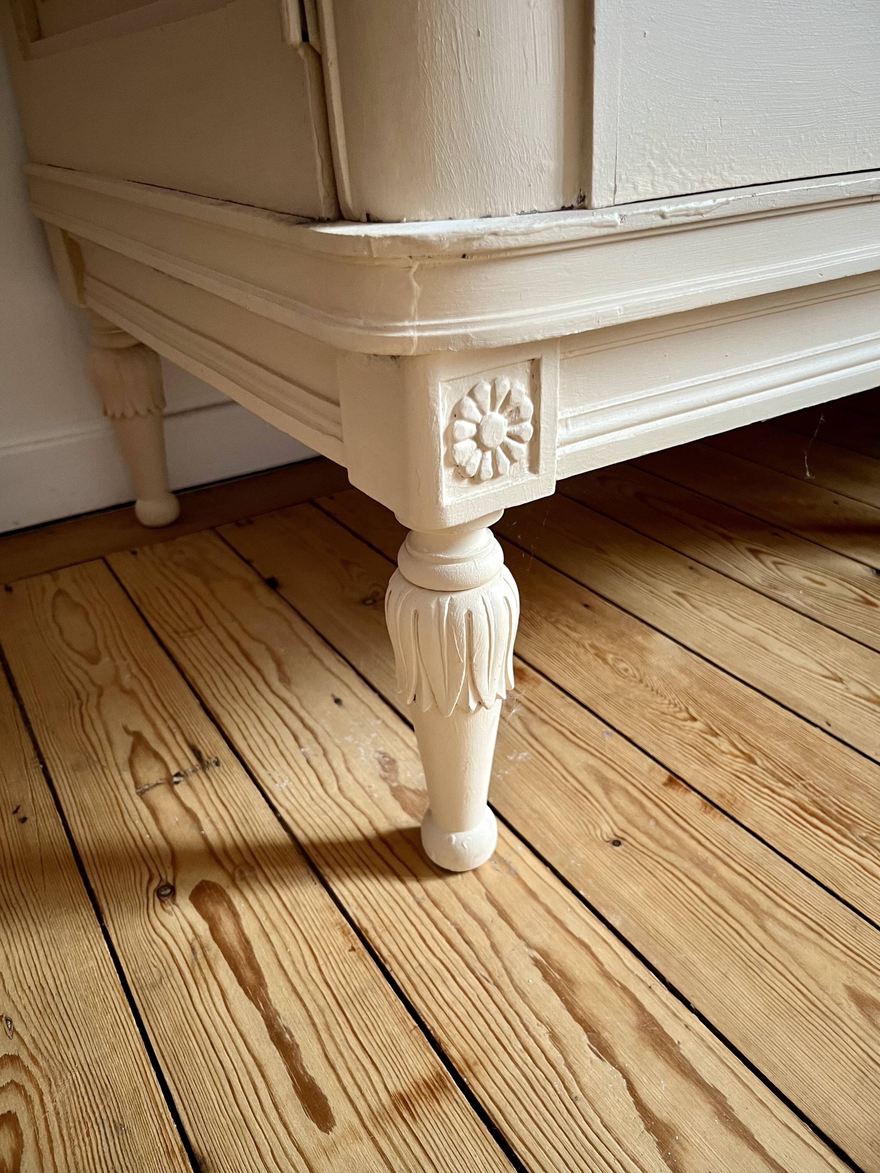 Carved wooden cabinet