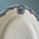Oval dish terre de fer salins, collection "versailles"