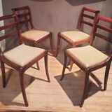 4 chairs with removable seat