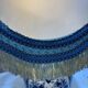 Delft lamp in blue and white earthenware - height 80 cm