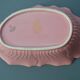 Rose-shaped ceramic bowl/deep plate.