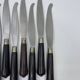 Lot de 12 couteaux à déjeuner en palissandre