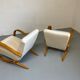 Ensemble de fauteuils Halabala H269
