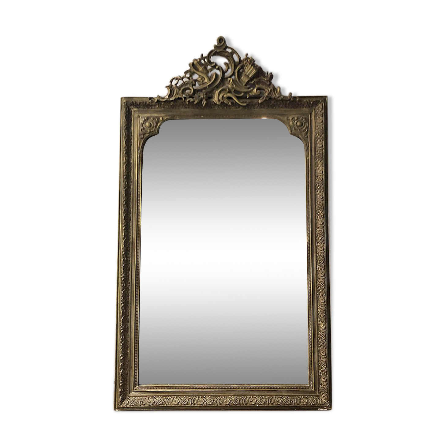 Mirror rosette Louis XVI 90x154cm