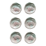 6 small ceramic plates