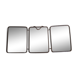 Triptych barber mirror - 57x24cm