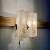 Pair of Scandinavian design sconces 1950