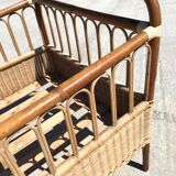 Rattan bed