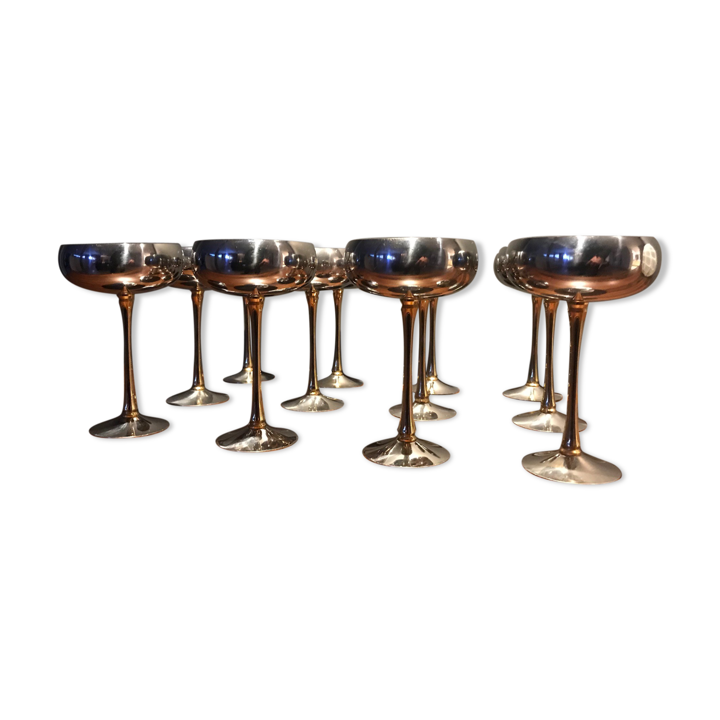 Set of 12 Gianfranco cups for Gnali 1970