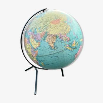 Globe terrestre Taride 1960 tripode mappemonde