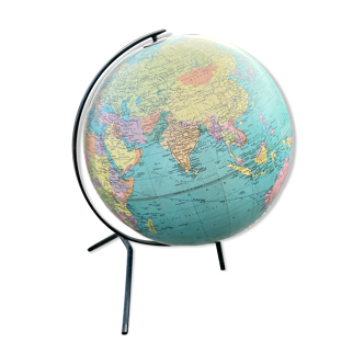 Vintage globe taride 1960 tripod world map