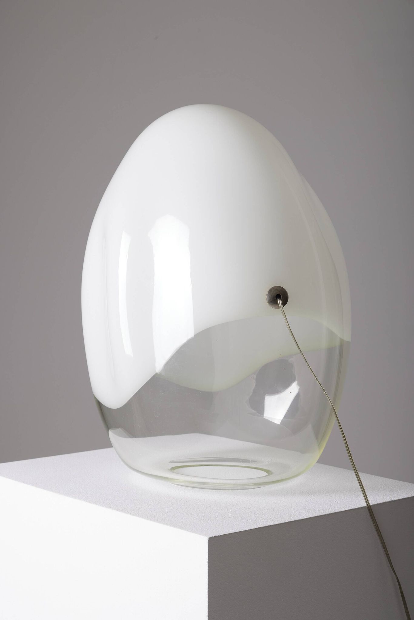 Pair of Nessa lamps in Murano glass, Gino Vistosi, 1970s