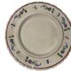 Nevers, cheese dome or butter dish in flowered earthenware, early 20th century