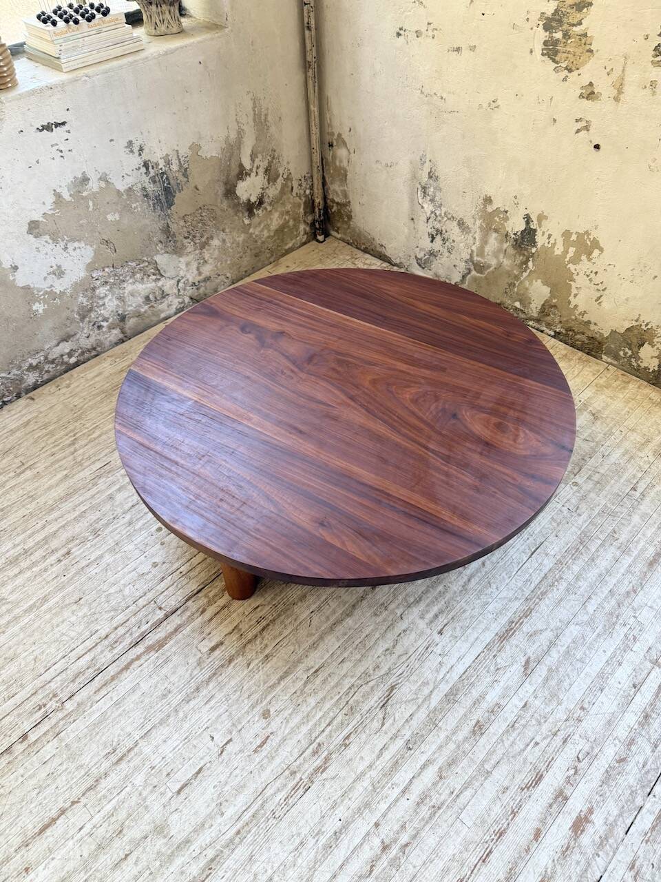 50s round tripod coffee table