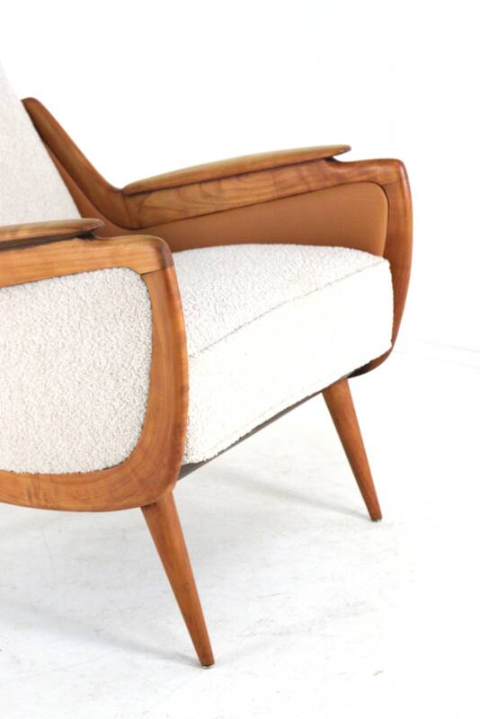 Armchair 'Uffenheim' - fully restored - mid century modern