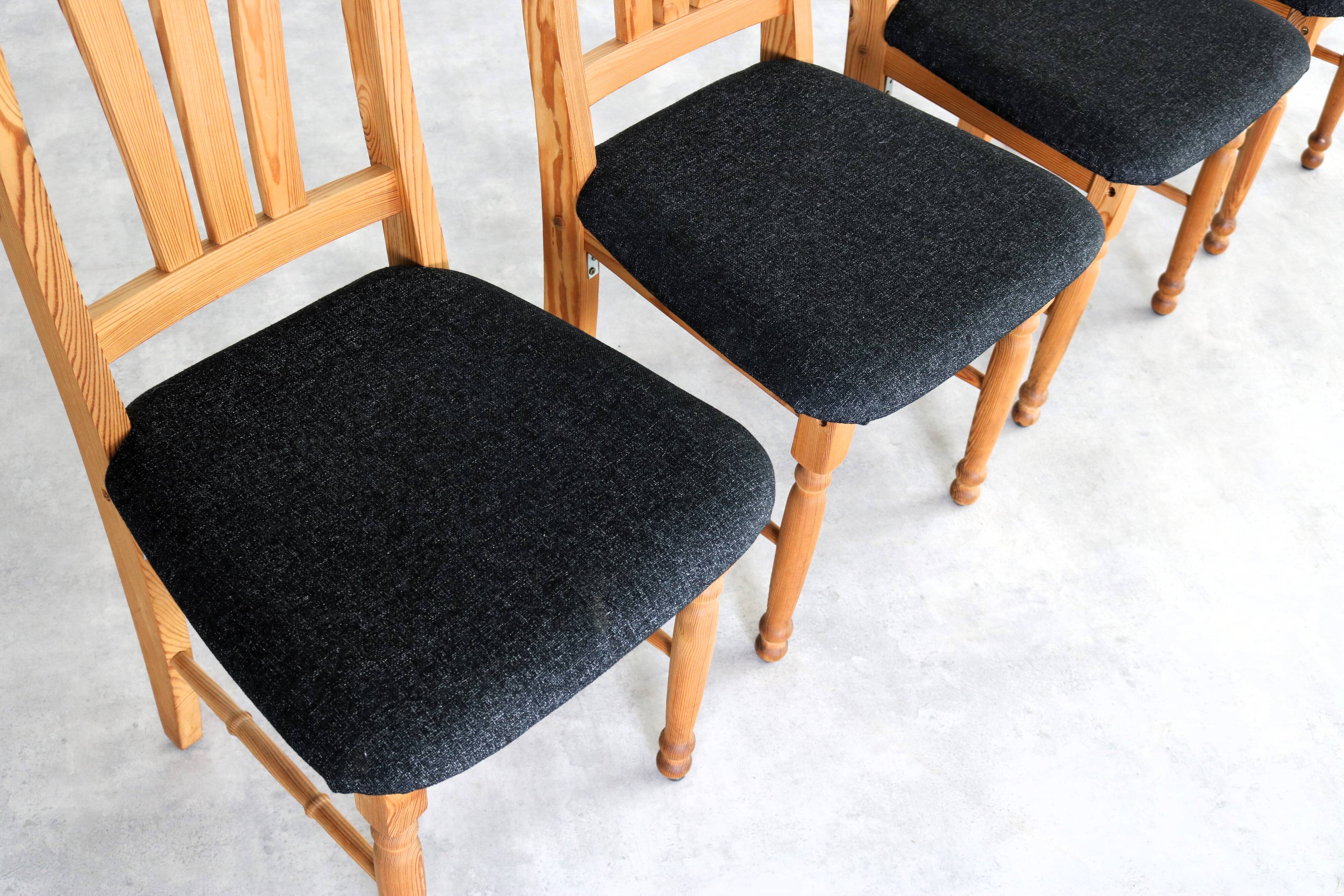 vintage dining room chairs | chairs | pine | 70's