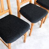 vintage dining room chairs | chairs | pine | 70's