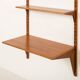 Poul Cadovius shelving unit with a desk, 1960s