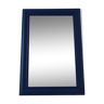 Miroir en bois peint en bleu