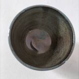 Duo de gobelets en grès émaillé bleu et vert