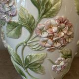 Chaumette Model Hortensias Lamp Base - Barbotine H 40 cm