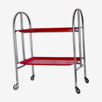Mid-Century Dinette Foldable Service Trolley, 1950s