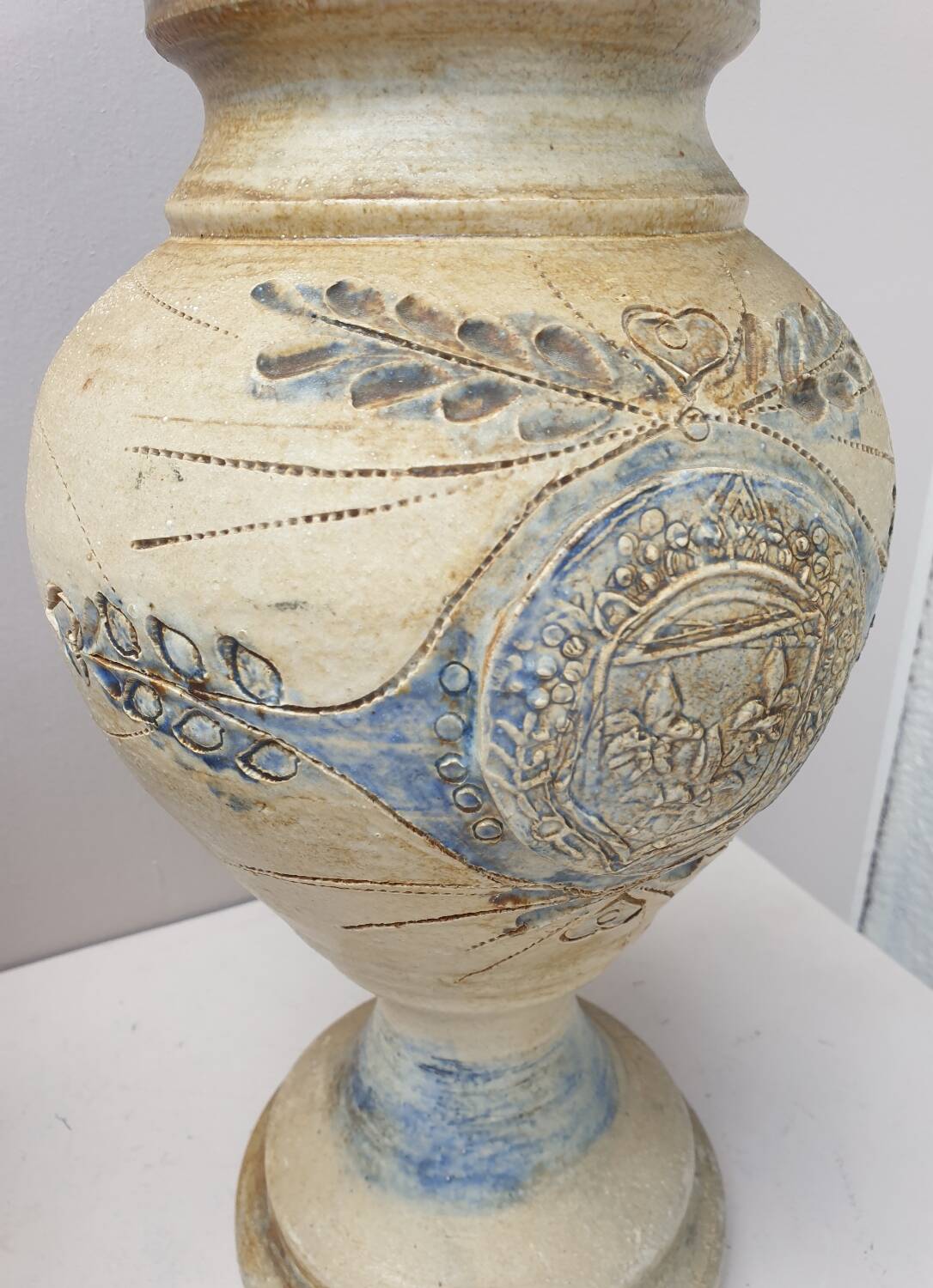 Large ceramic vase Françoise Chedeville 1960 1970