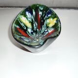 Former cup tripod signed A.Dressinval bright colors France