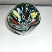 Former cup tripod signed A.Dressinval bright colors France