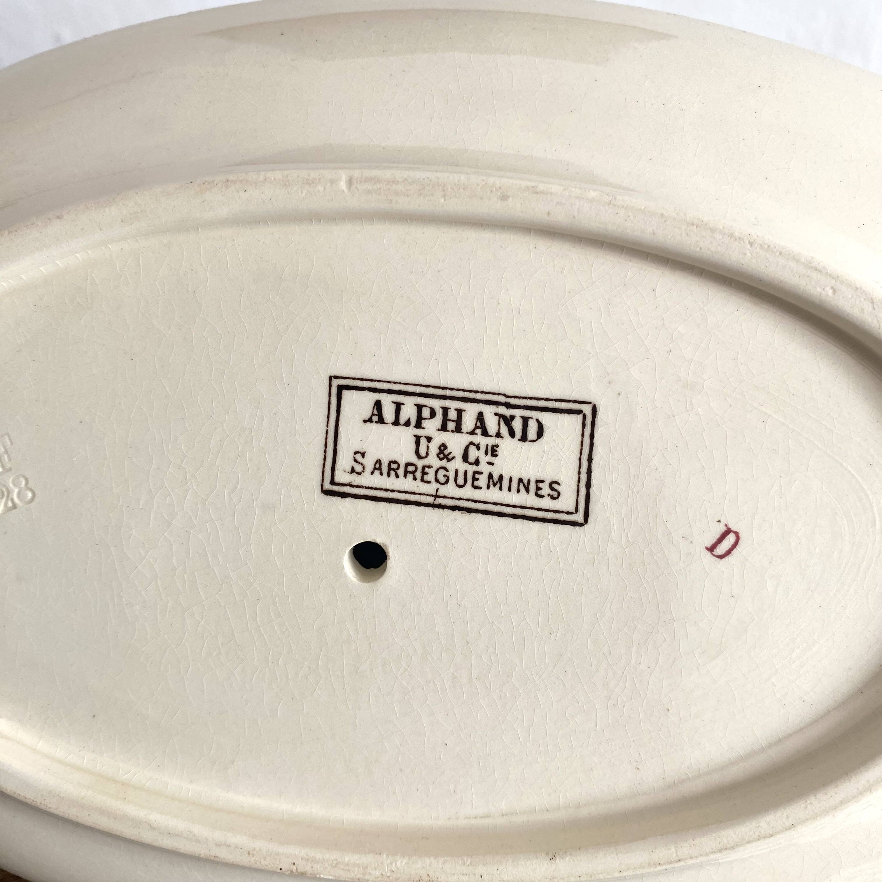 Saucière en terre de fer Sarreguemines Alphand