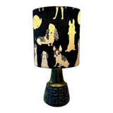 Small cordless table lamp – West German Pottery, 1950s