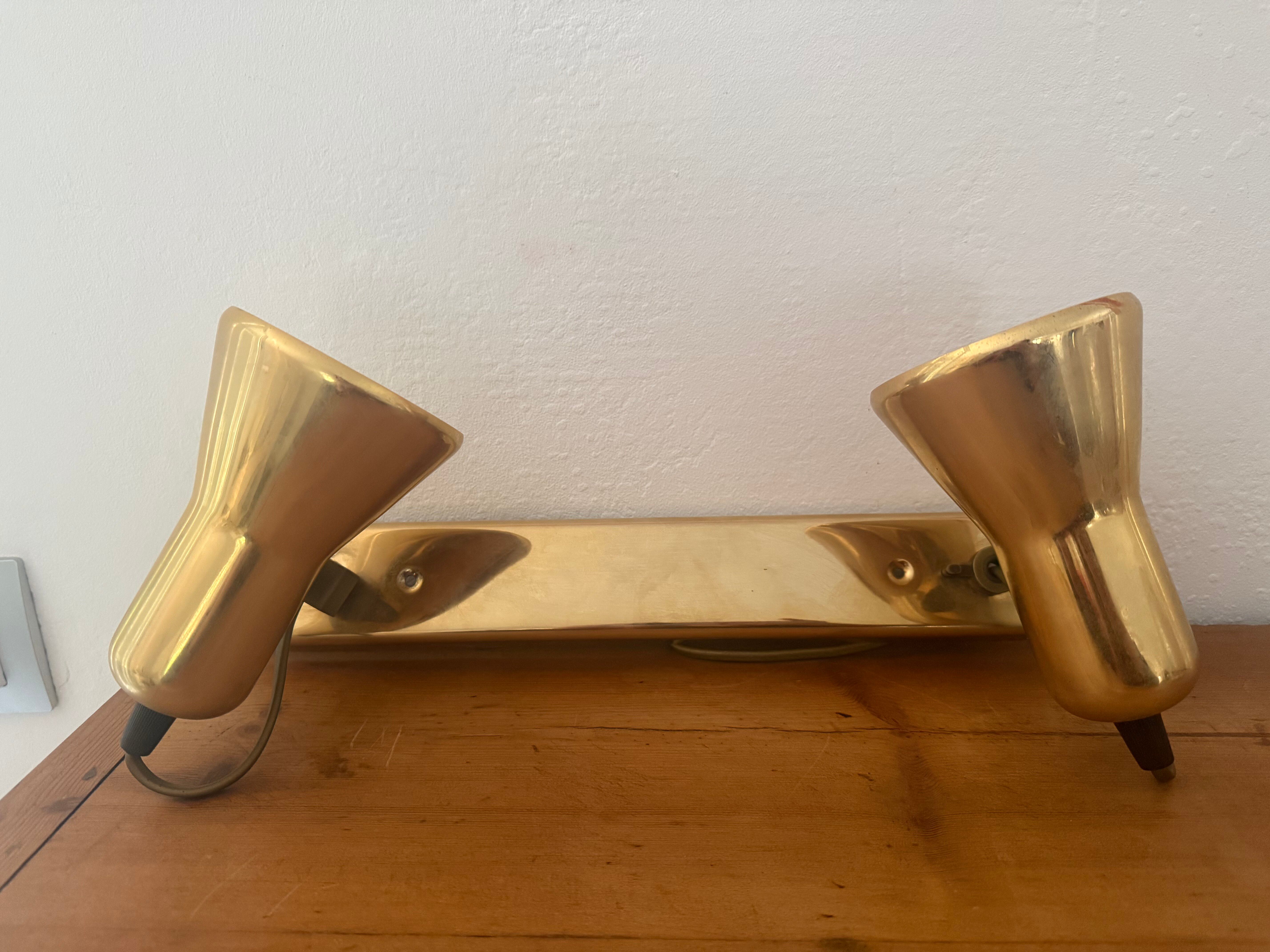 Vintage double spot wall light