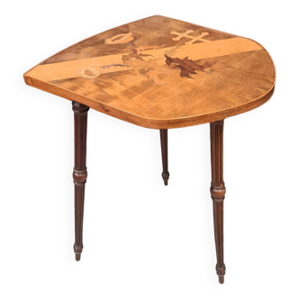 Émile Gallé tripod pedestal table