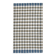 scandinavian kilim 290x190 cm , blue beige and  mustard colour.