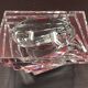 JG Durand crystal pocket tray, modern design, Shantung model