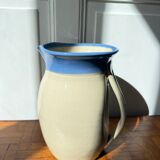 Glacier blue ceramic jug