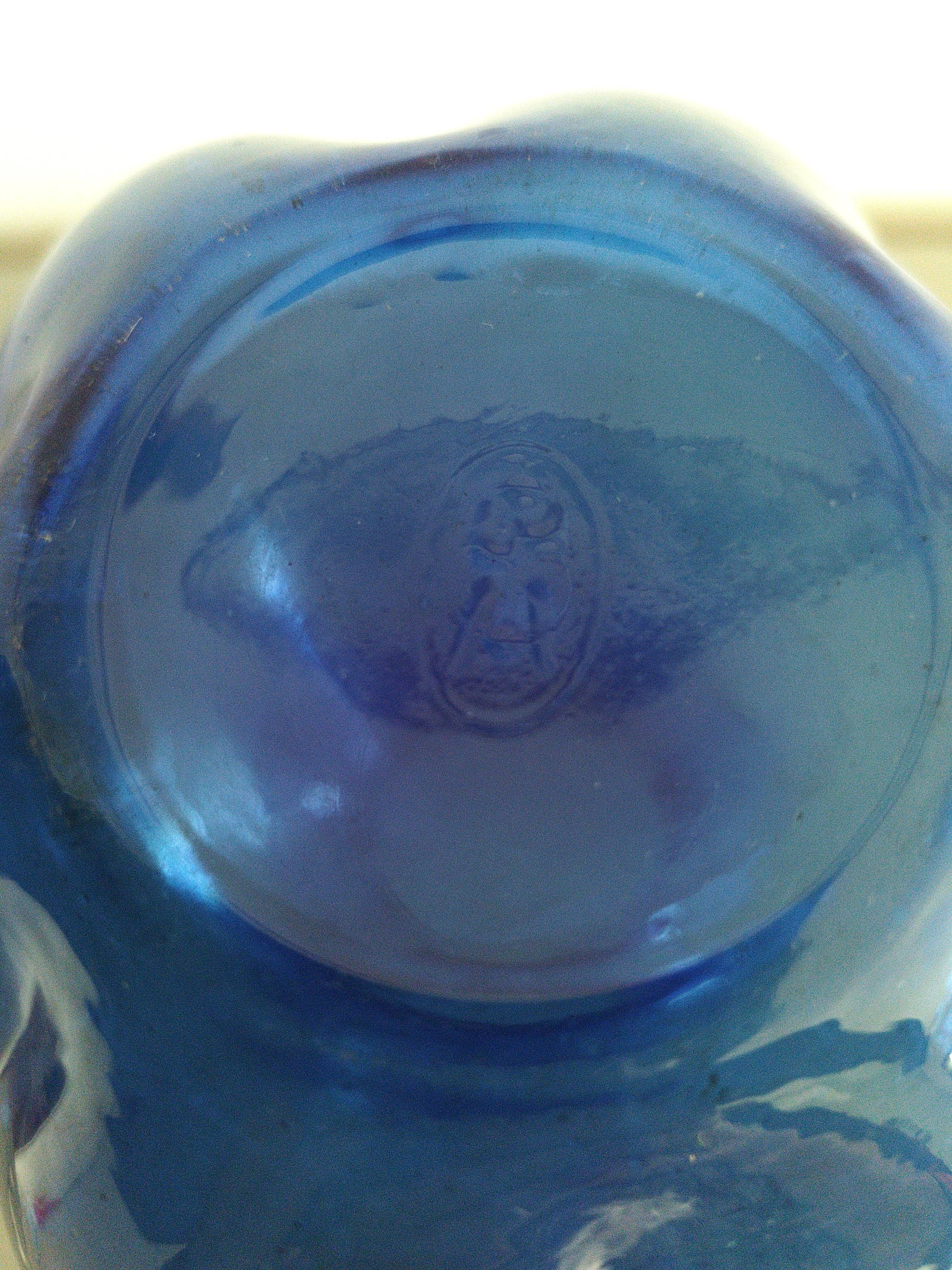 Cobalt blue glass vase
