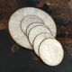 Sous verres vintage en nacre