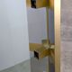 Illuminated dressing room mirror by Gaetano Sciolari in chrome and brass, Italy, 1970s