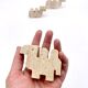 Family of 3 travertine camels by Fratelli Mannelli