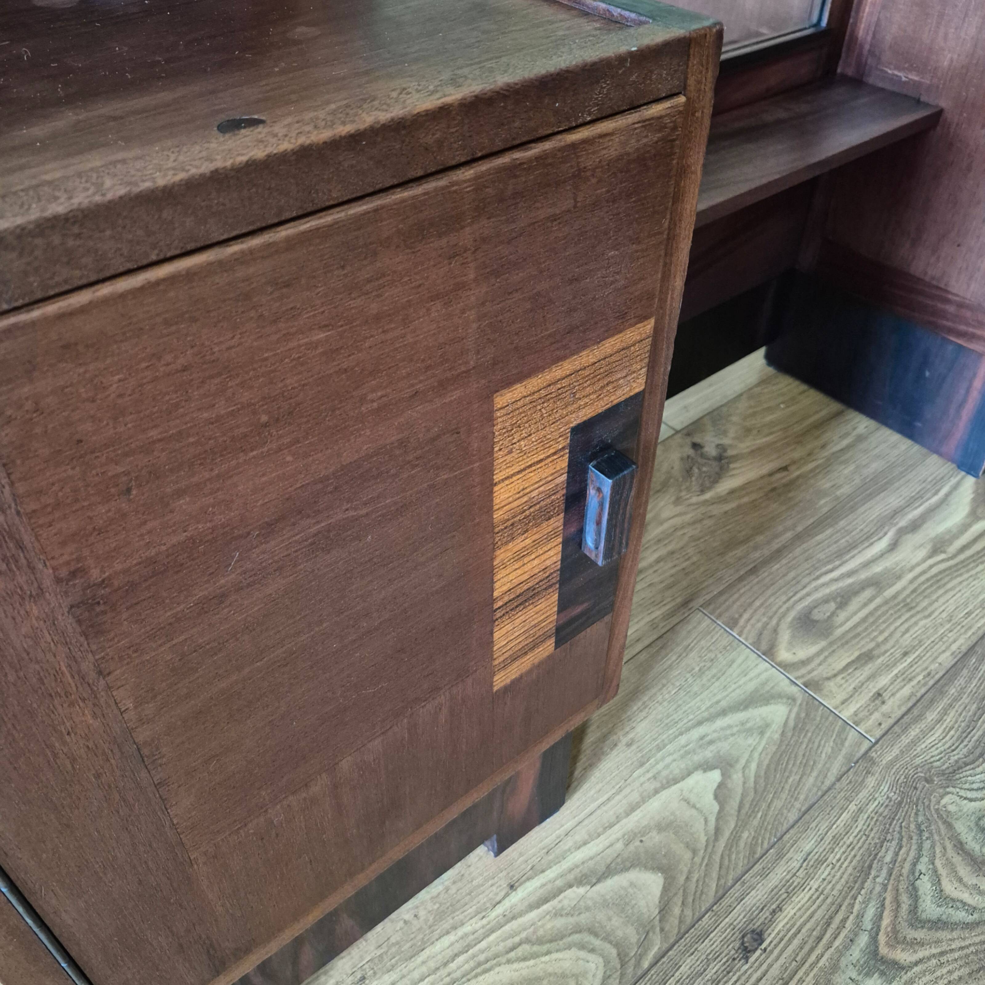 Amsterdam school vanity by 't Woonhuys Amsterdam, Netherlands 1920s