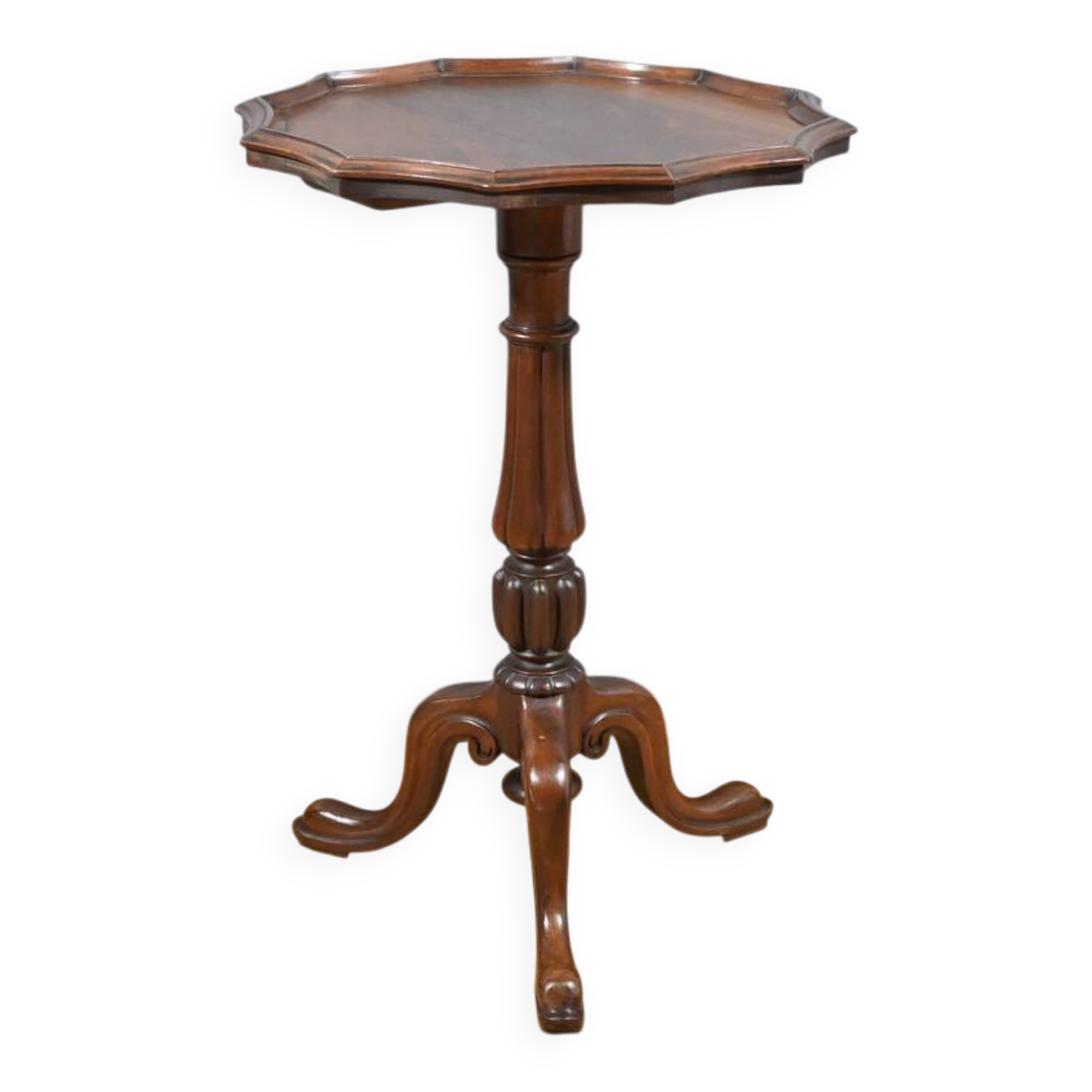 Mahogany Tripod Pedestal Table, Louis Philippe Style – 2nd half of the 19th century