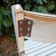 Vintage wooden folding chairs